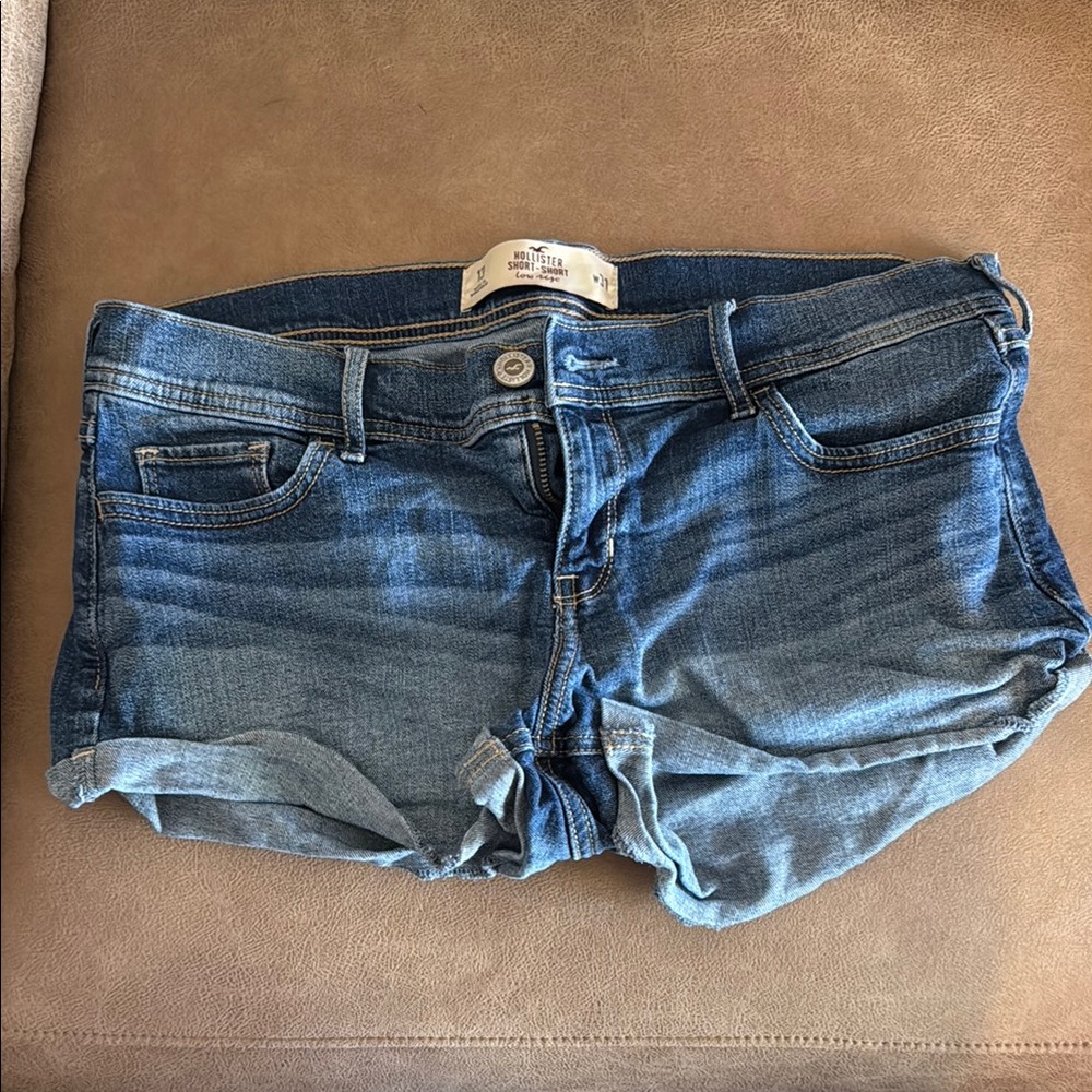 Hollister Low Rise Denim Shorts